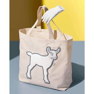 NEW XL Limited Edition Beekman 1802 Goatie Linen Tote